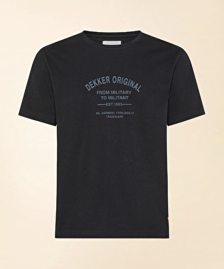 T-shirt with printed lettering | Dekker