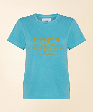 T-shirt con lettering sul davanti | Dekker