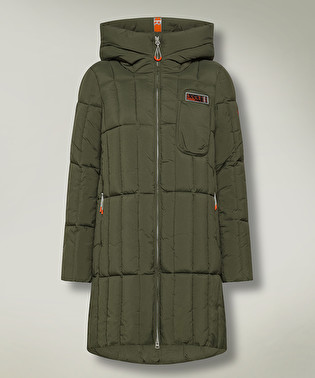 Piumino lungo in nylon superleggero | Dekker