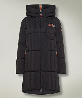 Piumino lungo in nylon superleggero | Dekker