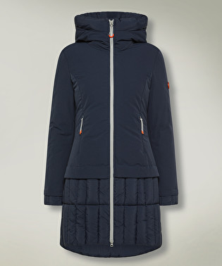 Parka tecnico in scuba e nylon | Dekker