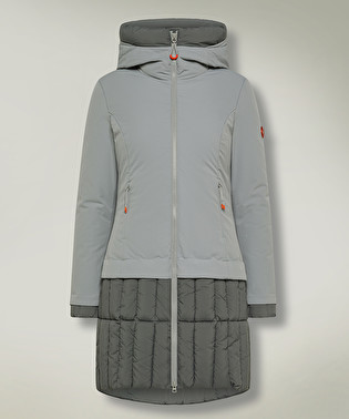 Parka tecnico in scuba e nylon | Dekker