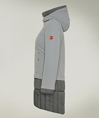 Parka tecnico in scuba e nylon | Dekker