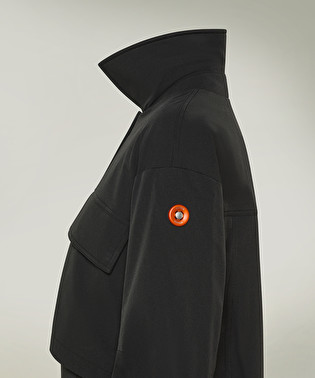 Cropped Tech Jacket in Scuba e Nylon Superleggero | Dekker