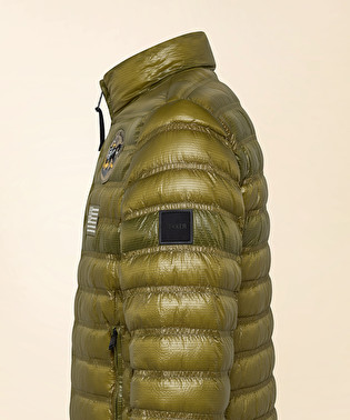 Light down jacket with patches | Dekker