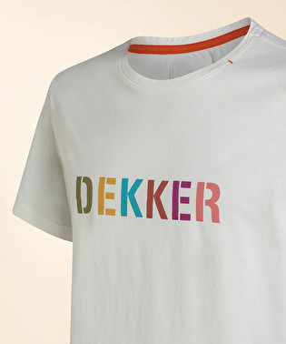 T-shirt con stampa logo | Dekker