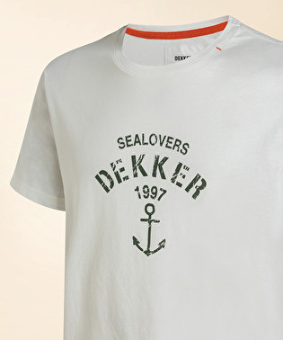 T-shirt con stampa ancora | Dekker