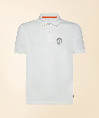 Polo with anchor embroidered on the front | Dekker