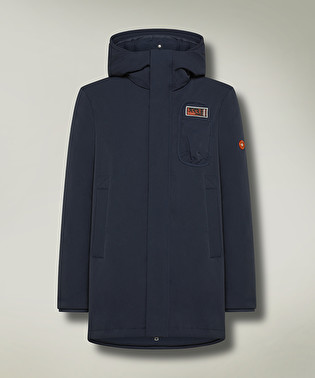Technical parka in double material | Dekker