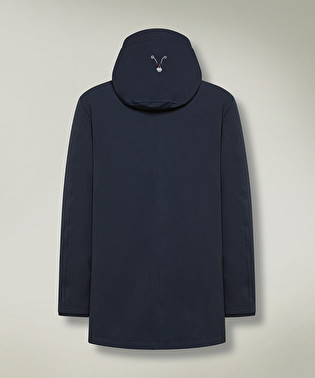 Technical parka in double material | Dekker