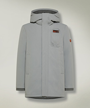 Technical parka in double material | Dekker