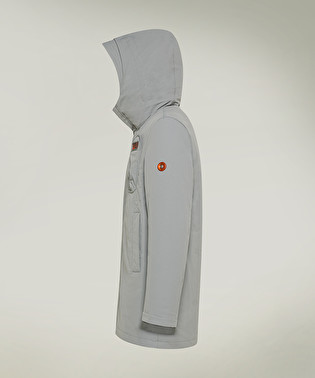Technical parka in double material | Dekker
