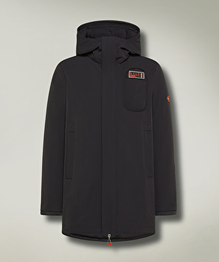 Technical parka in double material | Dekker