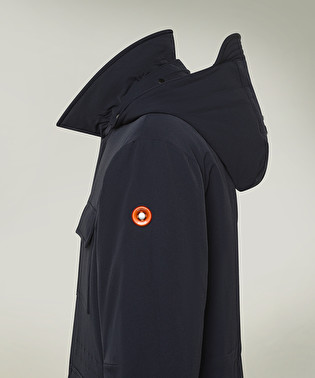 Field jacket in double fabric | Dekker