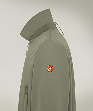 Urban double material bomber jacket | Dekker