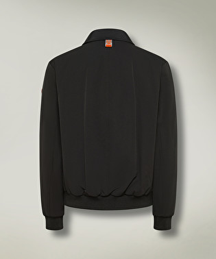 Urban double material bomber jacket | Dekker