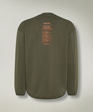 Oversized scuba sweatshirt with logo | Dekker