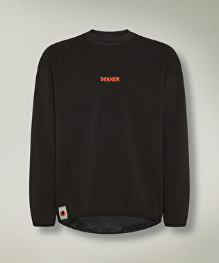 Oversized scuba sweatshirt with logo | Dekker