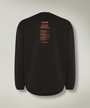 Oversized scuba sweatshirt with logo | Dekker