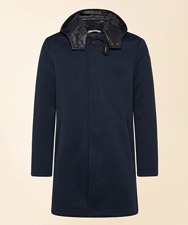 Soft-shell trench coat